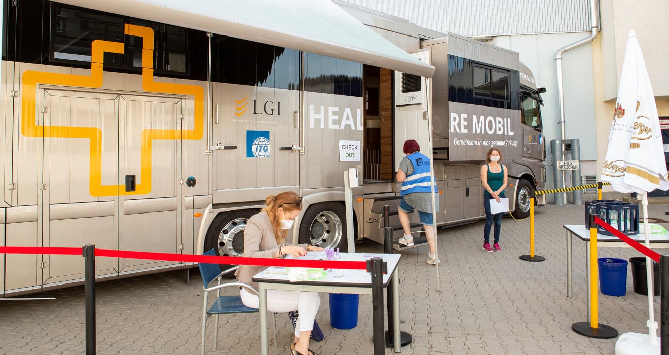Healthcare bus - Mobile vaccination station | LGI
