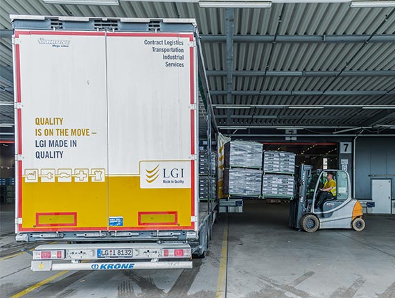 Truck with healthcare products | LGI