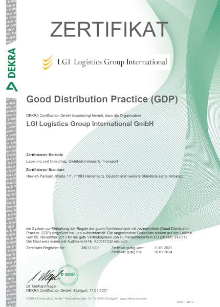 GDP Zertifikat LGI
