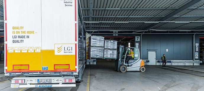 LGI truck is loaded for FTL transport | LGI