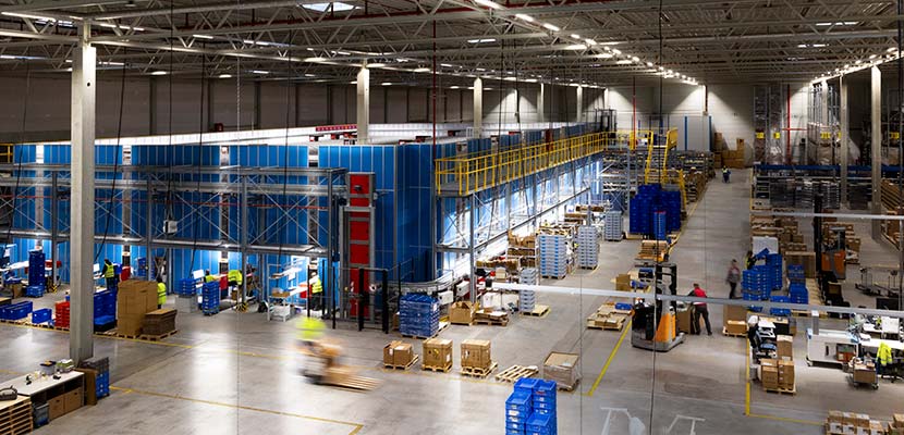 Technical equipment warehouse of LGI